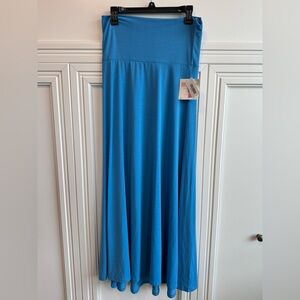 LuLaRoe Vibrant Blue Maxi Skirt